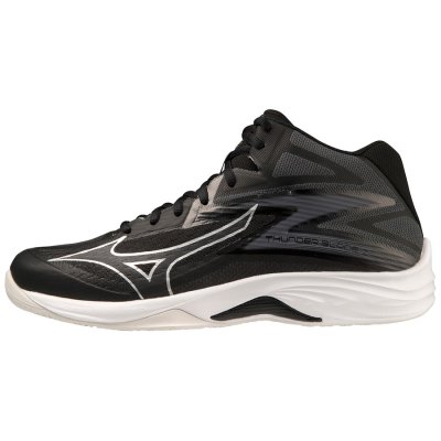 Zapatillas Para Voleibol Mizuno Thunder Blade Z Mid Mujer Negros / Plateados - Chile M021BOSNCD